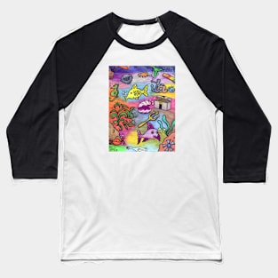 Under The Sea Baseball T-Shirt